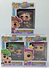 Funko Pop! Fairly Odd Parents Timmy Cosmo & Poof Wanda Set di 3 con protezioni