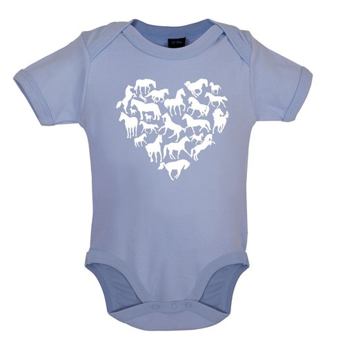 Love heart horse t - love,