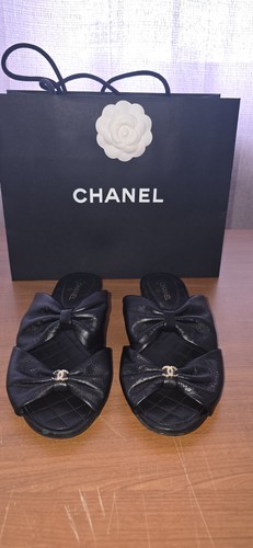 Sandali bassi chanel neri - sandali,