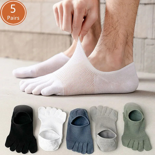 5pz calze uomo punta maglia - 5pz,