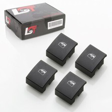 4x Alzacristalli Interruttore Pulsante Frontale + Posteriore SX + Dx per Opel B