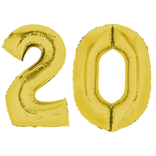 Palloncino foil cm oro - in, 80
