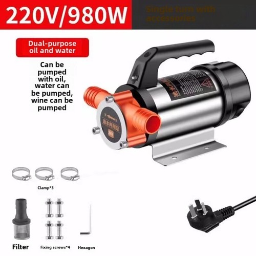 Pompa olio elettrica 980w - pompa,