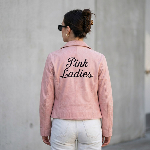 Cappotto donna vintage rosa