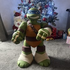 Gigante Leonardo Teenage Mutant Ninja Turtle Grande Play Set 24" 2015 Ritirato Raro 