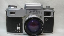 Macchina fotografica Kiev 4 pellicole Jupiter obiettivo 8 M f/2 50 mm sovietica vintage URSS
