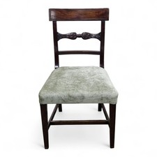 Antica sedia Regency in mogano - occasionale camera da letto / sala sedia da salotto / scrivania sedia