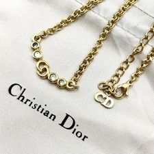 Collana Christian Dior logo CD