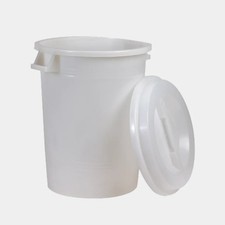 BIDONE CON COPERCHIO FUSTO