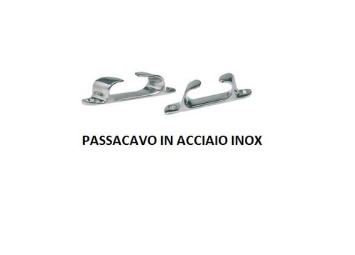 Passacavo bitta acciaio inox - passacavo,