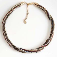 Collana catena intrecciata