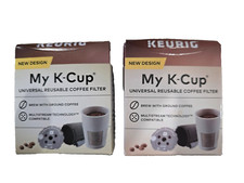 Filtro universale riutilizzabile originale Keurig My K-Cup tecnologia MultiStream, confezione da 2