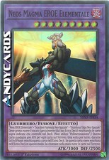 NEOS MAGMA EROE ELEMENTALE (Elemental Hero Magma Neos) Super R SHVA IT034 • 1Ed
