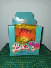 Poochie 1982 Nuovo Timbro Con Base e 3 Francobolli Cucciolo Vintage Mattel