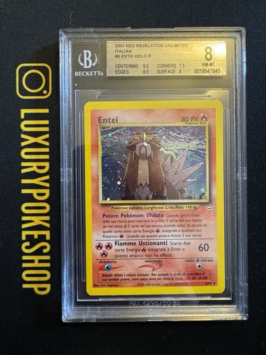 Carta card pokemon entei neo - carta,