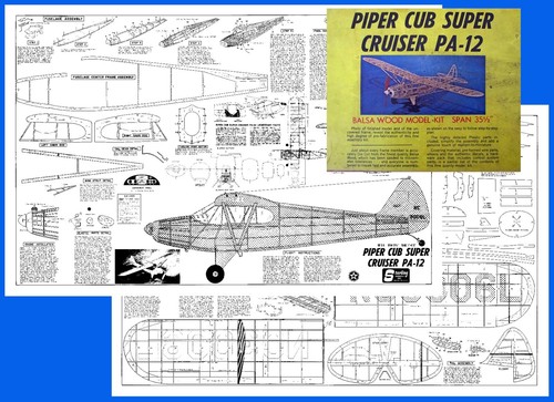 Sterling model airplane - model, plans