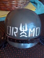 Vecchio casco da motociclista anni 50