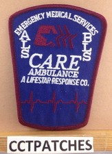BALTIMORE, MARYLAND LIFESTAR RESPONSE CARE AMBULANZA EMS EMT ALS BLS PATCH MD 2