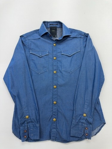 Camicia uomo g star - r.a.w., blu