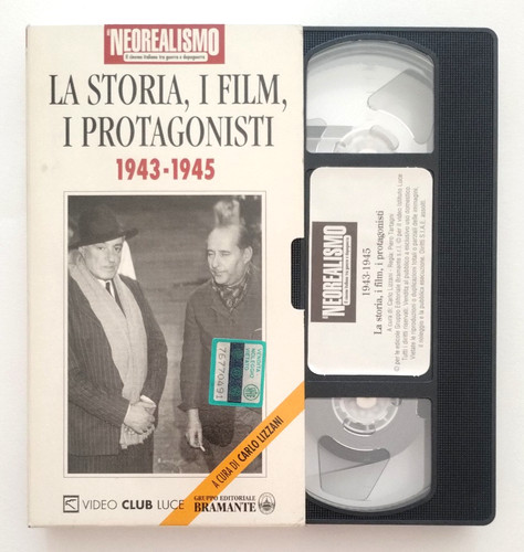 Vhs neorealismo 1943 - neorealismo, la