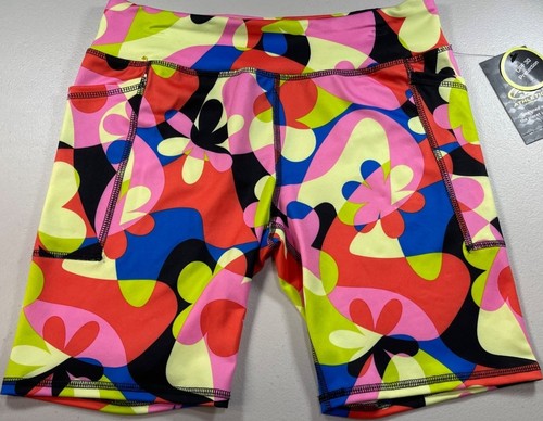 Pantaloncini bici floreali