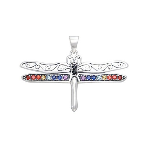 Libellula chakra 925 pendente - chakra,