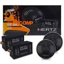 Hertz Dt 24.3 Tweeter DT 24 set 2 Casse Altoparlanti 24mm Crossover Supporti 80W