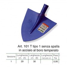 PALA BADILE ACCIAIO TEMPERATO