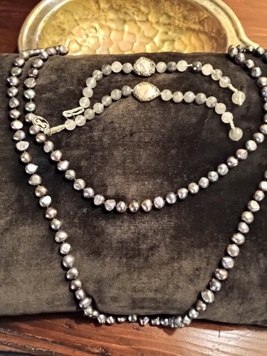 Parure collana perle - ,