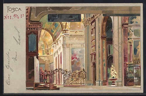 Cartolina artista leopoldo - d'artista,