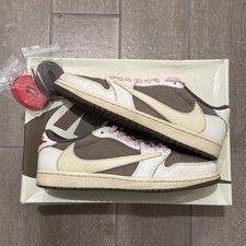 JORDAN 1 LOW TRAVIS SCOTT REVERSE MOKA TAGLIA 10