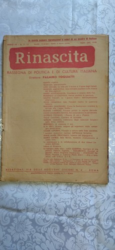 Rinascita nov dic 1950 - nov.-dic,