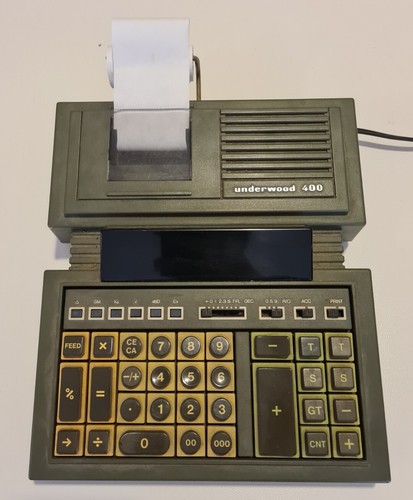 Calcolatrice underwood 400 - underwood,