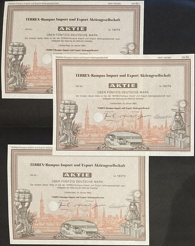 Lotto 3 certificati - 🇩🇪,