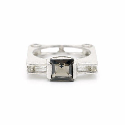 Anello topazio marrone taglio - topazio,
