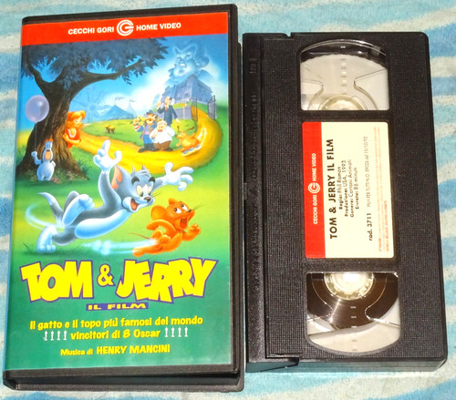 Vhs tom jerry film cecchi - vhs,