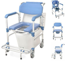 Sedie WC con ruote, sedia da