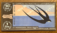 Libretto IV° Campagna Naz.Francobollo Antitubercolare - 1934- Originale