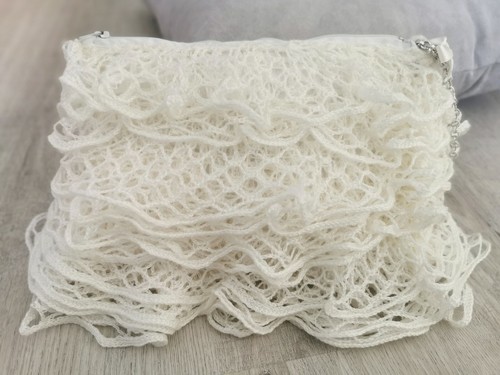 Pochette bianca polso con - pochette,