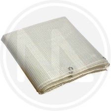 Telo telone occhiellato retinato bianco Pvc impermeabile antigelo copertura 140g