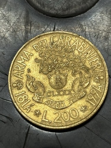 Moneta rara 200 lire - moneta,