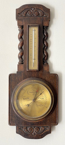 Vintage wall barometer - wall,