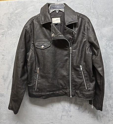 Giacca moto donna ecopelle