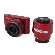 Nikon J1 rossa usata con kit