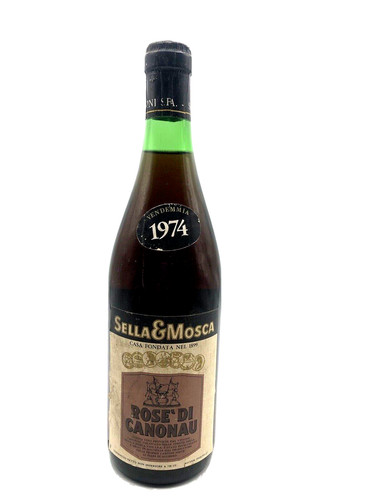 Vintage cannonau rosè 1974 - rosè,