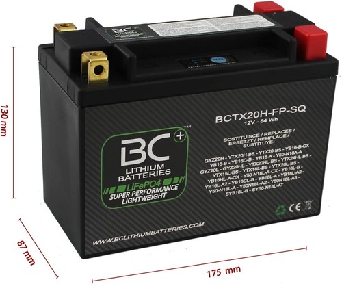 Battery batteria moto al - batteria,