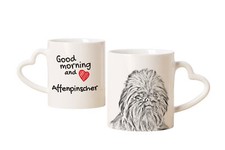 Affenpinscher tazza con cane