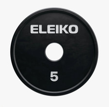 Eleiko 4 Dischi 5kg Gommati - Change Plate Black 5kg