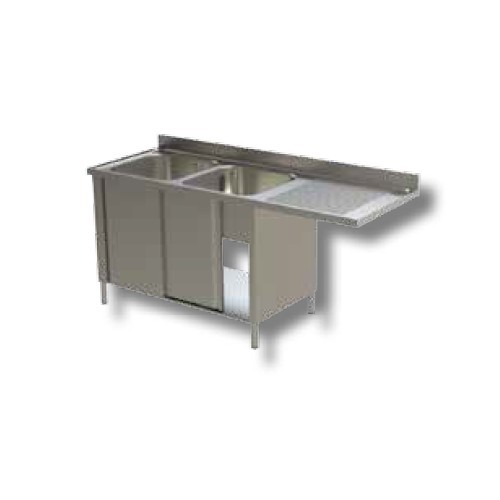 Lavello 180x70x85 acciaio inox