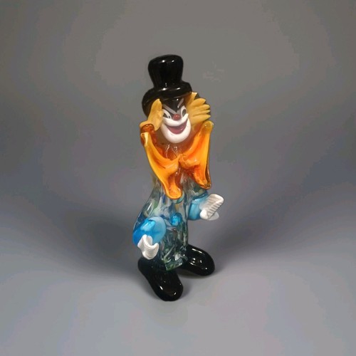 Beau clown verre murano - clown,